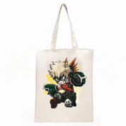 Anime My Hero Academia Katsuki Bakugo Printed Casual Shopping Bag