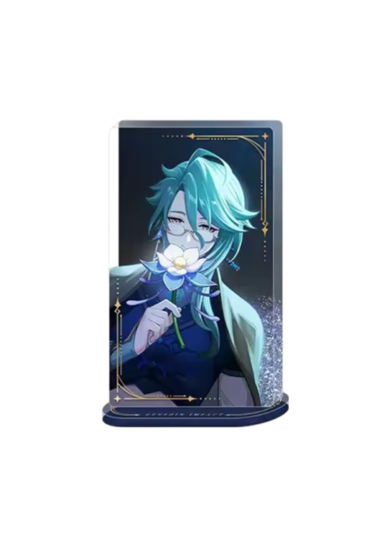 Anime Genshin Impact Baizhu Acrylic Stand Desktop Ornament