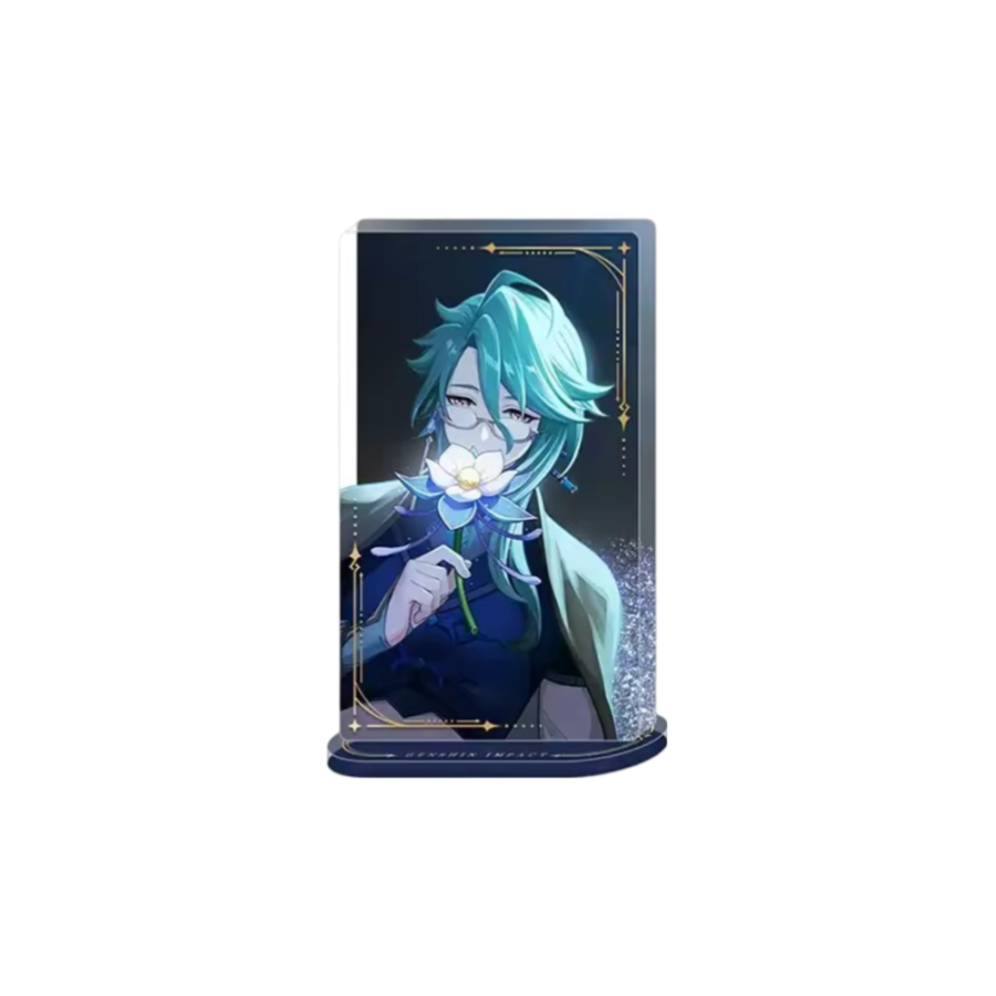 Anime Genshin Impact Baizhu Acrylic Stand Desktop Ornament