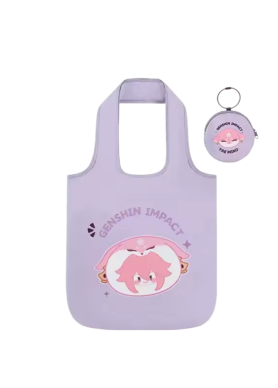 Anime Genshin Impact Yae Miko Folding Tote Bag