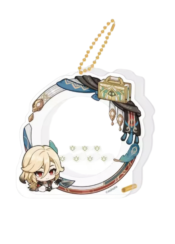 Anime Genshin Impact Kaveh Acrylic Storage Keychain