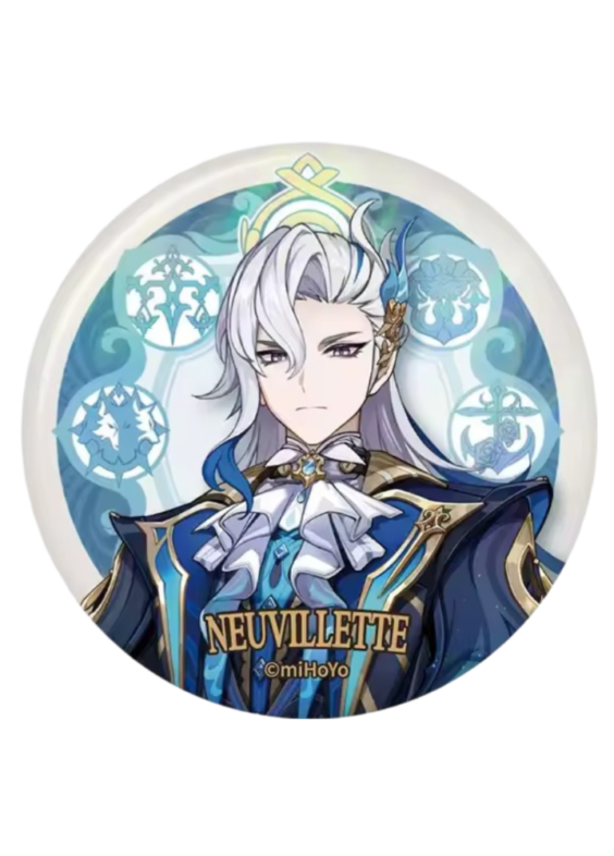 Anime Neuvillette Genshin Impact Badge