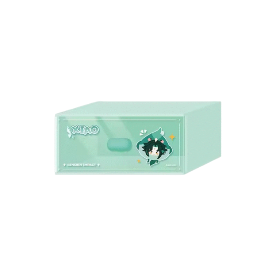 Anime Genshin Impact Xiao Desktop Storage Box Anime Genshin Impact Xiao Desktop Storage Box