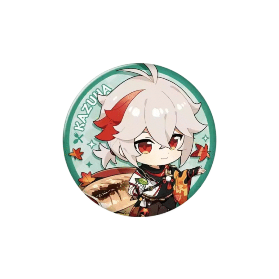 Anime Genshin Impact Kazuha Badge Pin Anime Genshin Impact Kazuha Badge Pin