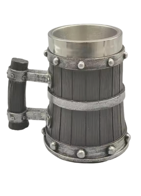 One Piece Anime Monkey D. Luffy Wooden Barrel Cup