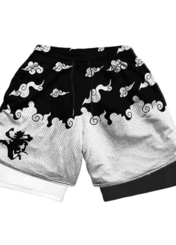 One Piece Gear 5 Anime Gym Shorts