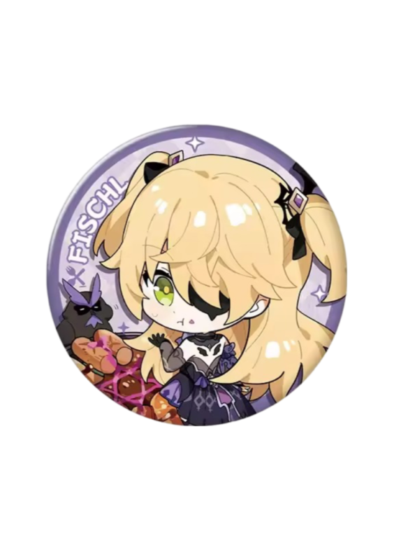 Genshin Impact Fischl Anime Badge