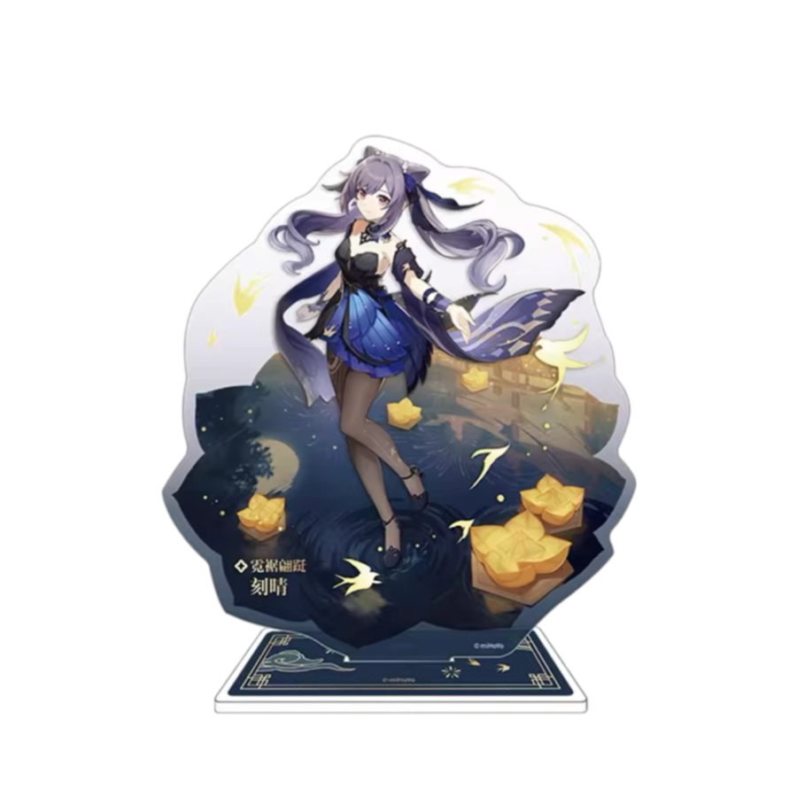 Genshin Impact Keqing Anime Acrylic Stand