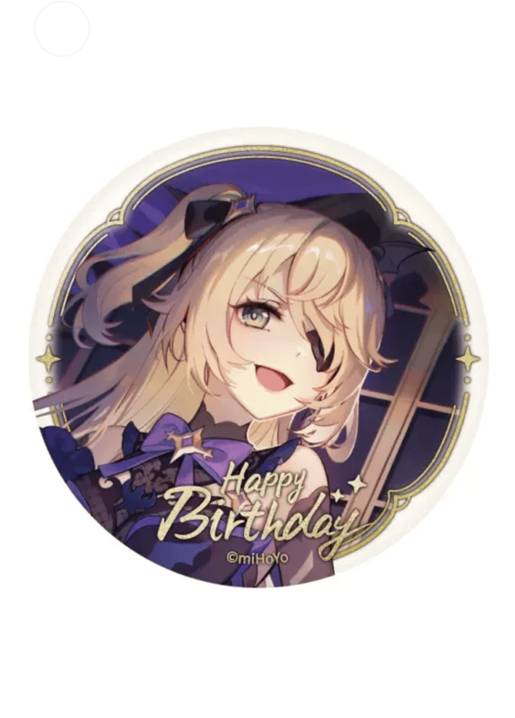 Anime Genshin Impact Fischl Birthday Series Badge