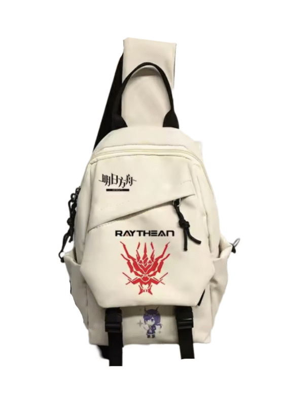 Anime Arknights Raytheon Lungmen Schoolbag