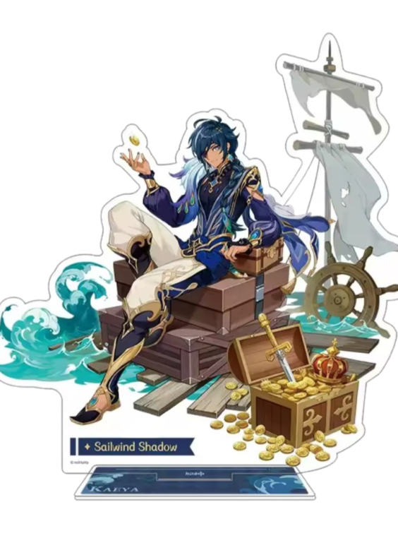 Genshin Impact Kaeya Anime Acrylic Stand