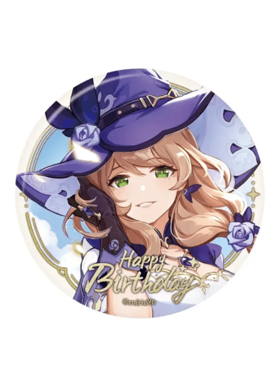 Anime Genshin Impact Lisa Birthday Series Badge