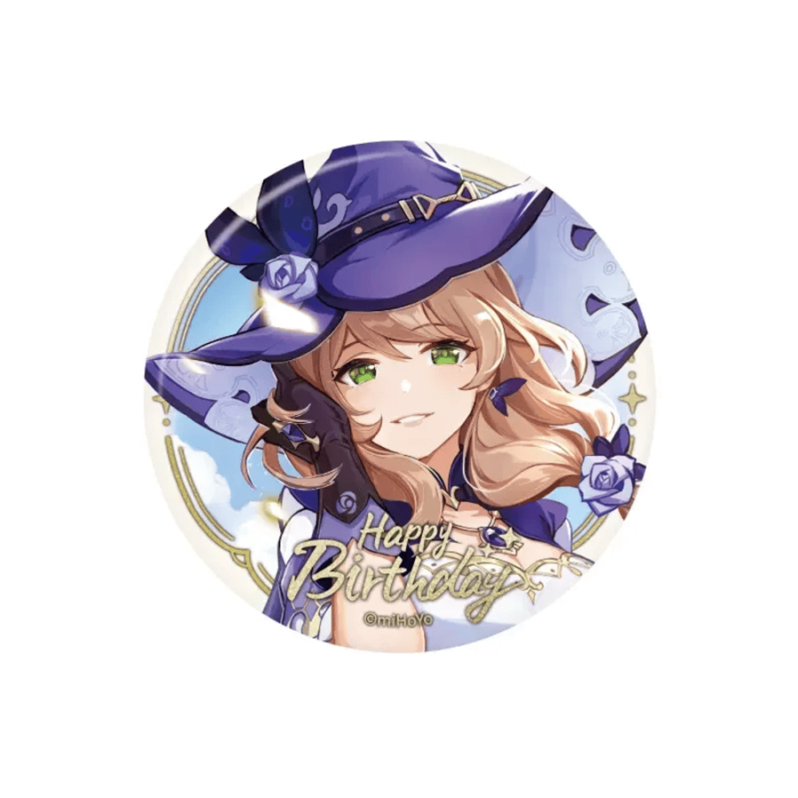 Anime Genshin Impact Lisa Birthday Series Badge