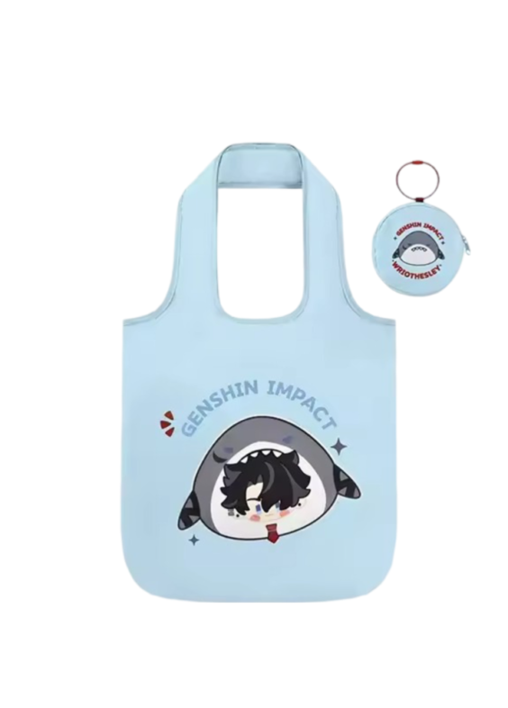 Anime Genshin Impact Wriothesley Folding Tote Bag