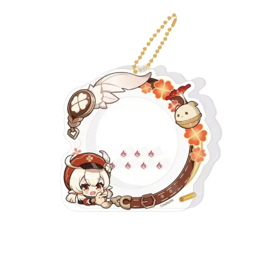 Anime Genshin Impact Klee Acrylic Storage Keychain Anime Genshin Impact Klee Acrylic Storage Keychain
