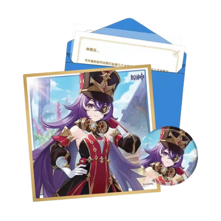 Anime Genshin Impact Chevreuse Birthday Gift Box Set Anime Genshin Impact Chevreuse Birthday Gift Box Set
