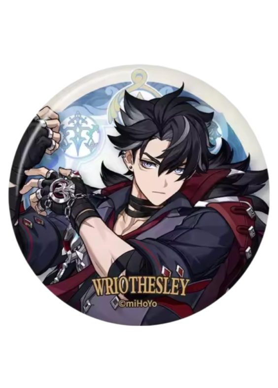 Anime Wriothesley Genshin Impact Badge