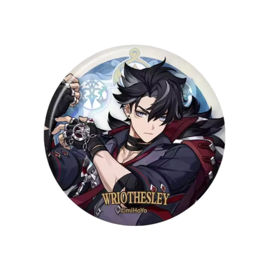 Anime Wriothesley Genshin Impact Badge