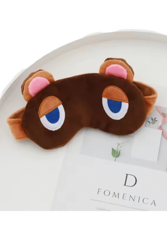 Anime Animal Crossing Eyemarks Blue Sleep Mask