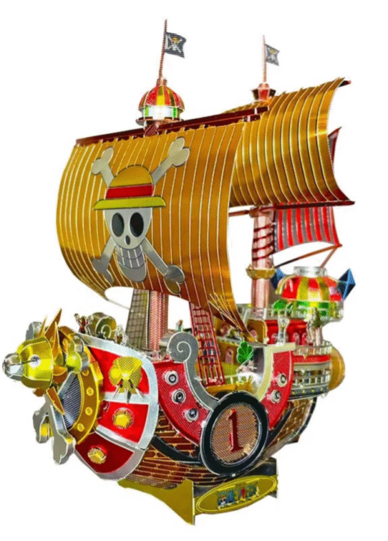 One Piece Anime Print Metal Puzzle
