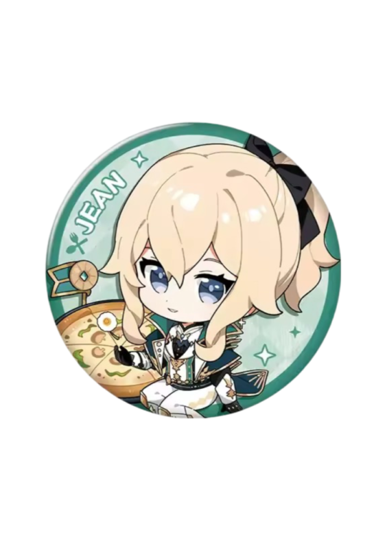 Genshin Impact Jean Anime Badge