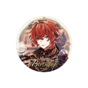 Anime Genshin Impact Diluc Birthday Series Badge