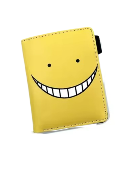 Anime Assassination Classroom Koro-Sensei Yellow Wallet