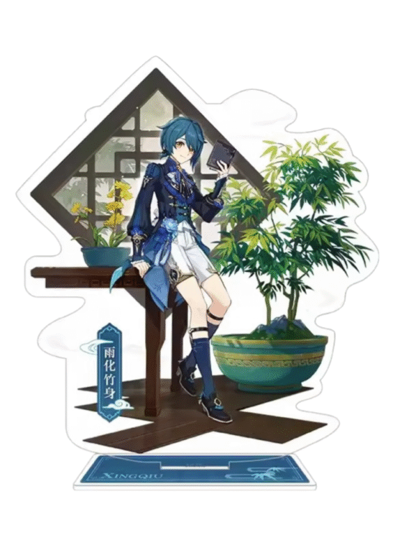 Anime Genshin Impact Xingqiu Acrylic Stand