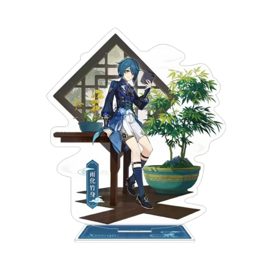 Anime Genshin Impact Xingqiu Acrylic Stand Anime Genshin Impact Xingqiu Acrylic Stand