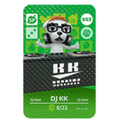 Anime Animal Crossing DJ KK Amiibo Card