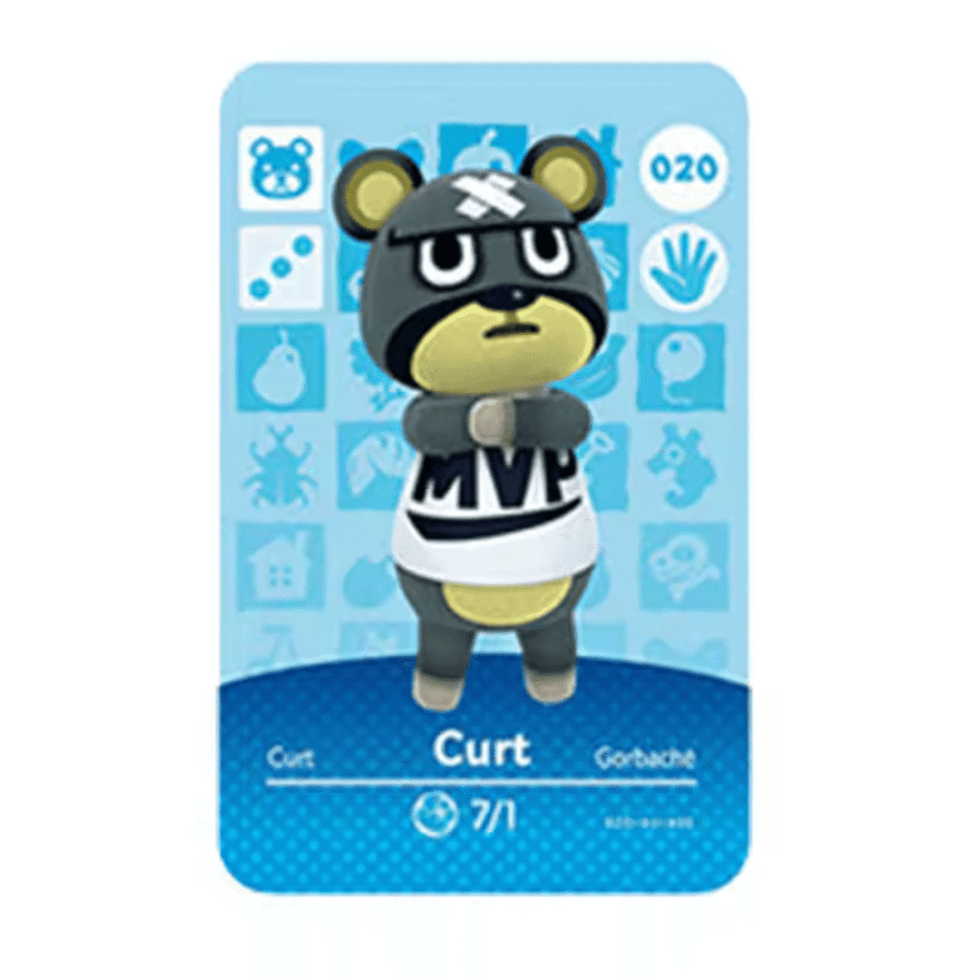 Anime Animal Crossing Curt Amiibo Card Anime Animal Crossing Curt Amiibo Card