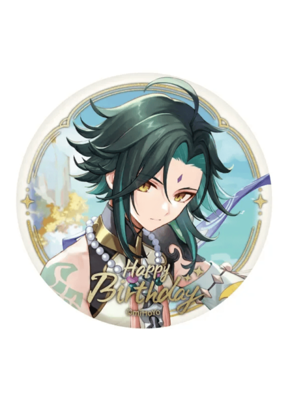 Anime Genshin Impact Xiao Birthday Series Badge