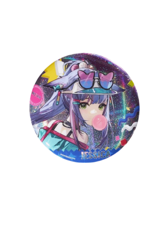 Anime Arknights Jessica Metal Badge