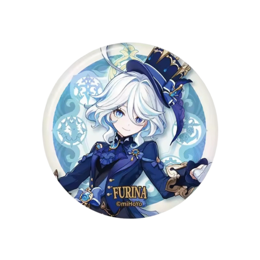 Anime Furina Genshin Impact Badge Anime Furina Genshin Impact Badge