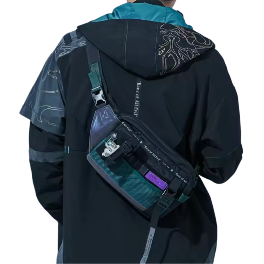 Anime Genshin Impact Xiao Messenger Bag
