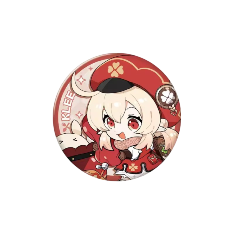 Genshin Impact Klee Anime Badge