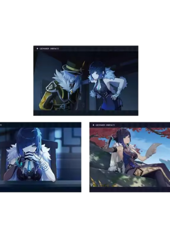 Anime Yelan Genshin Impact PV Series Photo Card