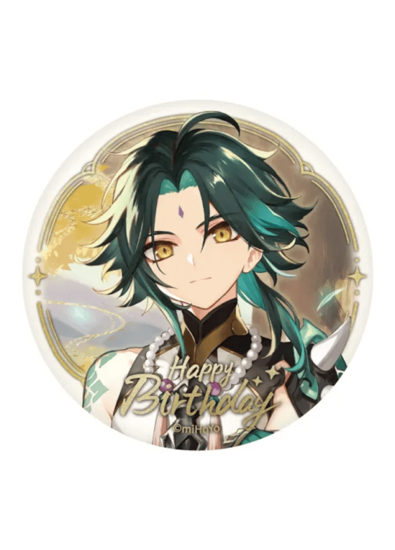 Genshin Impact Anime Xiao Birthday Series Badge