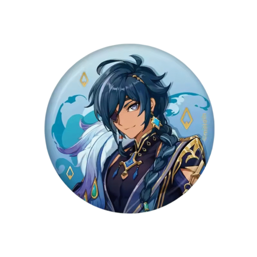 Anime Genshin Impact Kaeya Badge Anime Genshin Impact Kaeya Badge