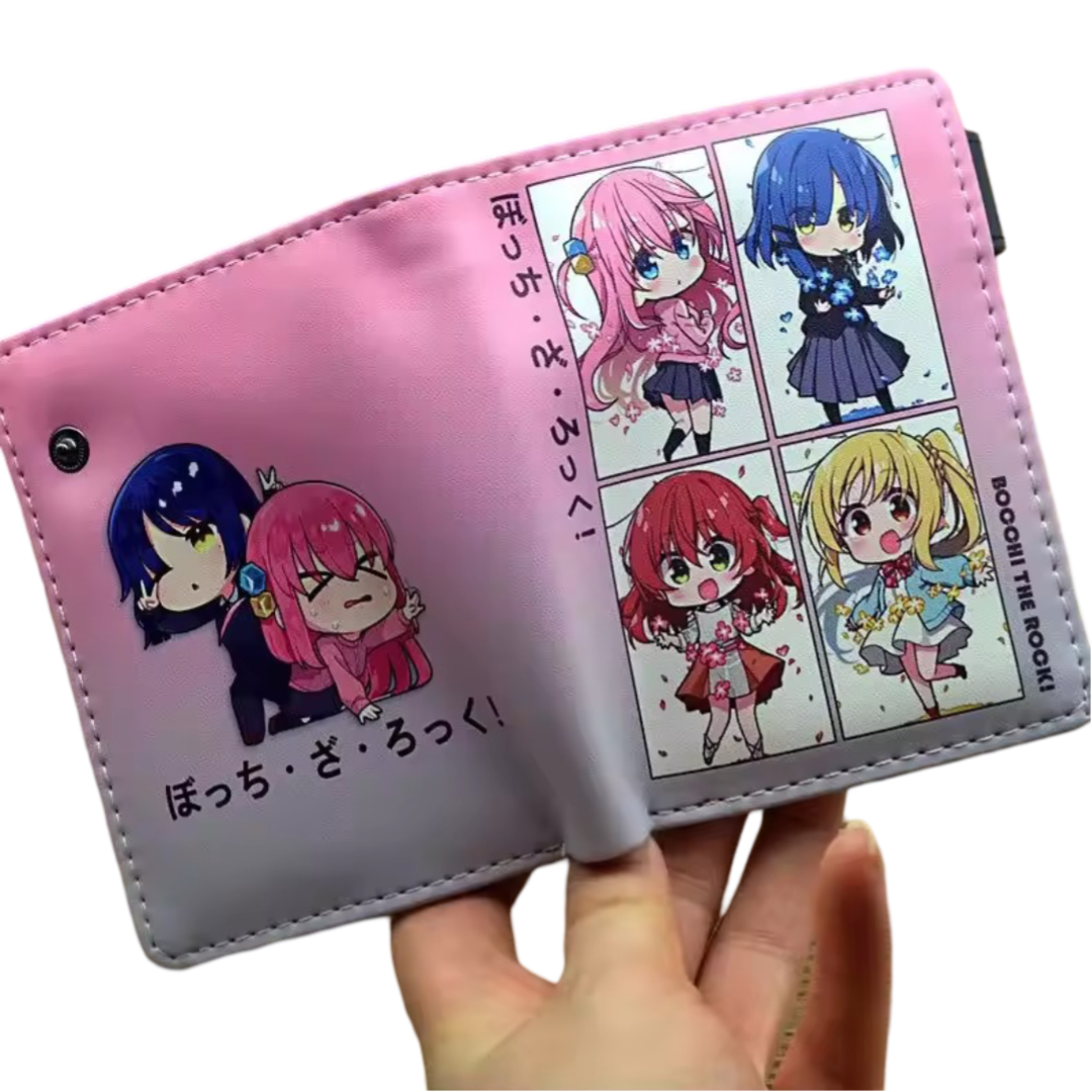 Anime Bocchi The Rock! PU Leather Wallet Anime Bocchi The Rock! PU Leather Wallet