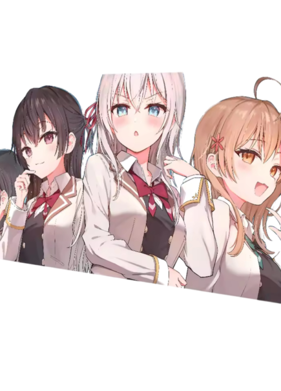 Anime Alya Sometimes Hides Her Feelings In Russian Alisa With Friends Mouse Pad