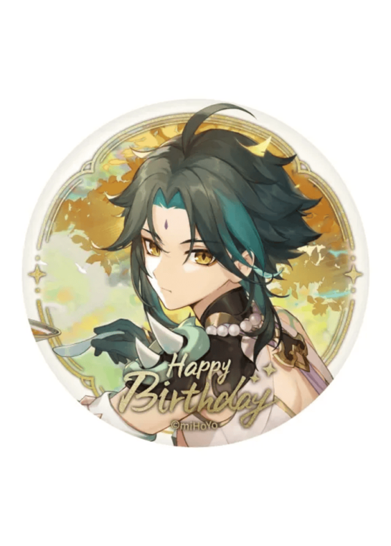 Genshin Impact Xiao Anime Birthday Series Badge