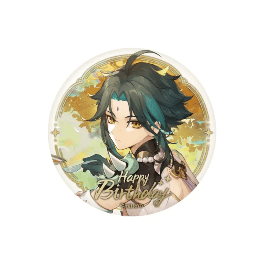 Genshin Impact Xiao Anime Birthday Series Badge Genshin Impact Xiao Anime Birthday Series Badge