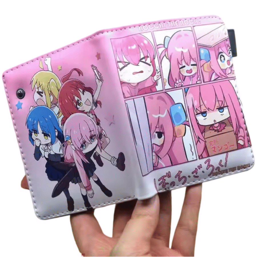 Anime Bocchi The Rock! Character Wallet Anime Bocchi The Rock! Character Wallet