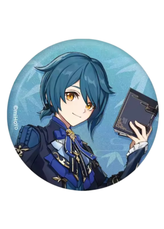 Anime Genshin Impact Xingqiu Badge