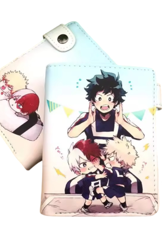 Anime My Hero Academia Izuku Midoriya With Friends Wallet