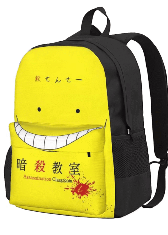 Anime Assassination Classroom Koro-sensei Student Backpack
