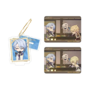 Anime Genshin Impact Ayato Acrylic Stand And Collection Card Set