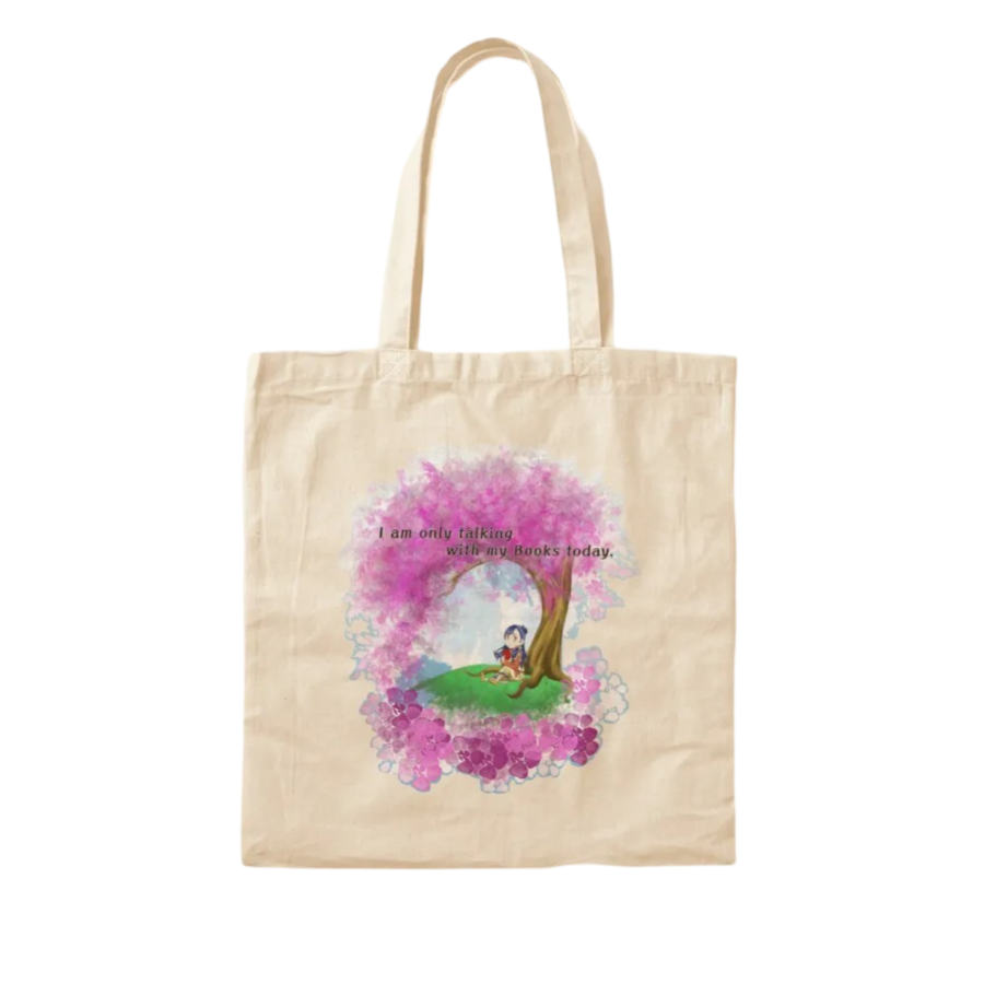 I Am Only Talking To My Books Today Ascendance Of A Bookworm Tote Bag