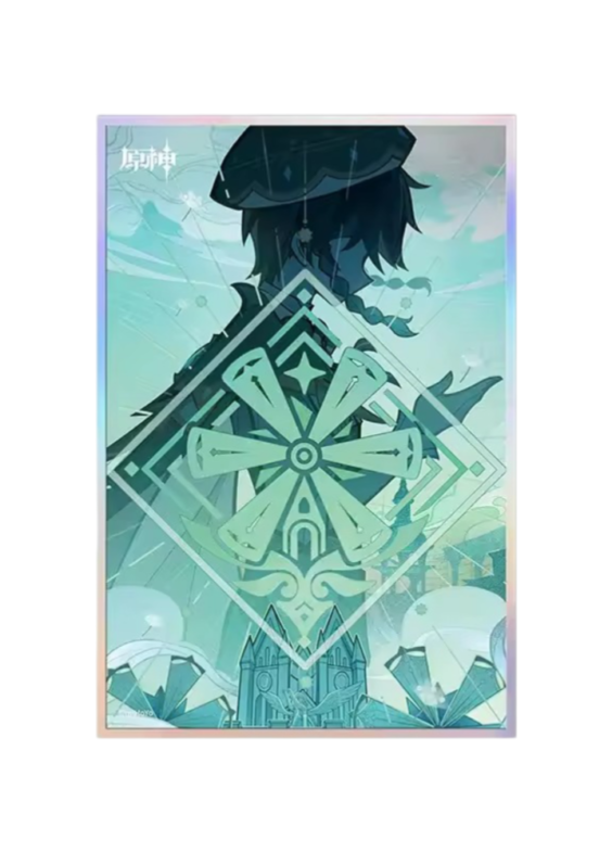 Anime Genshin Impact Venti TCG Card Colored Paper